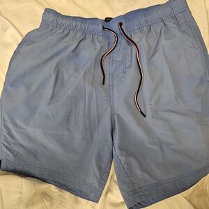 Tommy Hilfiger Blue Mesh-Lined Shorts